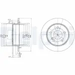DELPHI Piduriketas BG2291