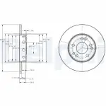 DELPHI Piduriketas BG2314