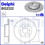 DELPHI Piduriketas BG2322