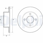 DELPHI Piduriketas BG2343