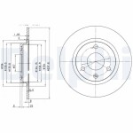 DELPHI Piduriketas BG2355