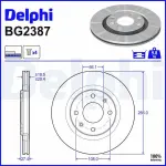 DELPHI Piduriketas BG2387