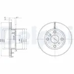 DELPHI Piduriketas BG2424