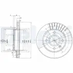DELPHI Piduriketas BG2440