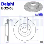 DELPHI Piduriketas BG2458