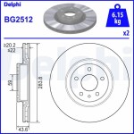 DELPHI Piduriketas BG2512