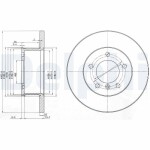 DELPHI Piduriketas BG2556