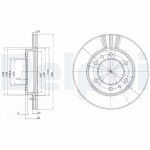 DELPHI Piduriketas BG2591