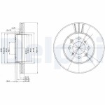 DELPHI Piduriketas BG2615