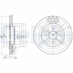 DELPHI Piduriketas BG2617
