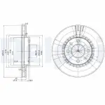 DELPHI Piduriketas BG2619