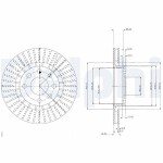 DELPHI Piduriketas BG2636