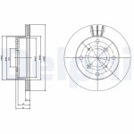 DELPHI Piduriketas BG2645