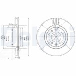 DELPHI Piduriketas BG2688