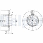 DELPHI Piduriketas BG2719