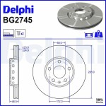 DELPHI Piduriketas BG2745