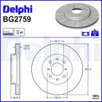 DELPHI Piduriketas BG2759