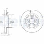 DELPHI Piduriketas BG2782