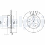 DELPHI Piduriketas BG2802