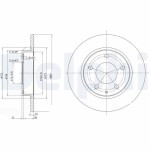 DELPHI Piduriketas BG2806