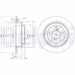 DELPHI Piduriketas BG2826