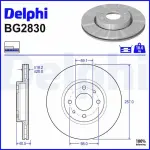 DELPHI Piduriketas BG2830