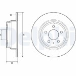 DELPHI Piduriketas BG2842