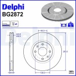 DELPHI Piduriketas BG2872