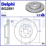 DELPHI Piduriketas BG2891