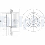 DELPHI Piduriketas BG2986