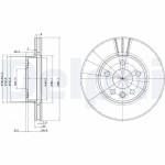 DELPHI Piduriketas BG3025