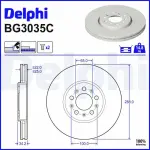 DELPHI Piduriketas BG3035C