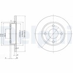 DELPHI Piduriketas BG3055