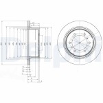 DELPHI Piduriketas BG3105