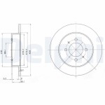 DELPHI Piduriketas BG3125