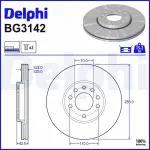 DELPHI Piduriketas BG3142