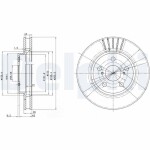 DELPHI Piduriketas BG3187