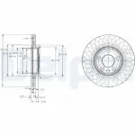DELPHI Piduriketas BG3222