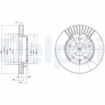 DELPHI Piduriketas BG3232