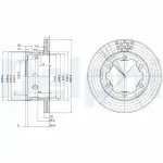 DELPHI Piduriketas BG3399
