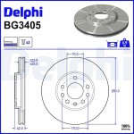 DELPHI Piduriketas BG3405