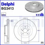 DELPHI Piduriketas BG3413