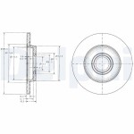 DELPHI Piduriketas BG3416