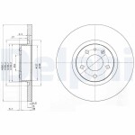 DELPHI Piduriketas BG3420