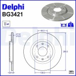 DELPHI Piduriketas BG3421