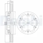 DELPHI Piduriketas BG3422