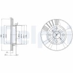 DELPHI Piduriketas BG3424
