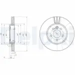 DELPHI Piduriketas BG3503