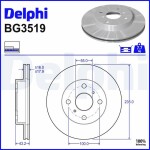 DELPHI Piduriketas BG3519