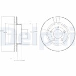 DELPHI Piduriketas BG3546